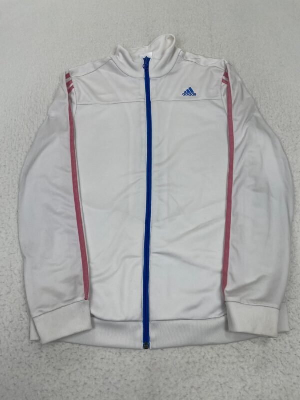 Chaqueta Adidas White, Pink & Blue L