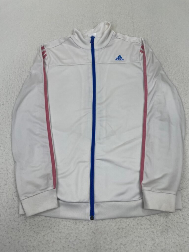 Chaqueta Adidas White, Pink & Blue L