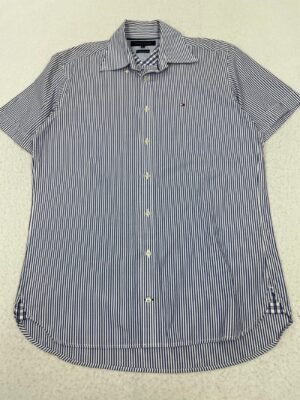 Camisa Tommy Hilfiger Blue & White Stripes S