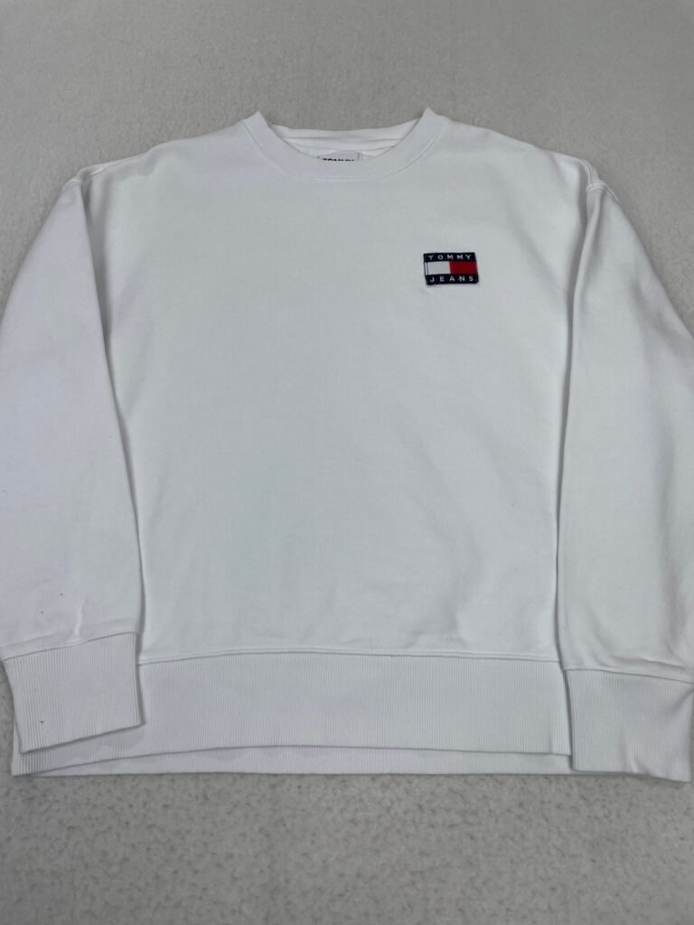 Sudadera Tommy Jeans Patch White L