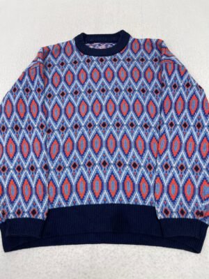 Jersey Orange & Blue Diamonds L
