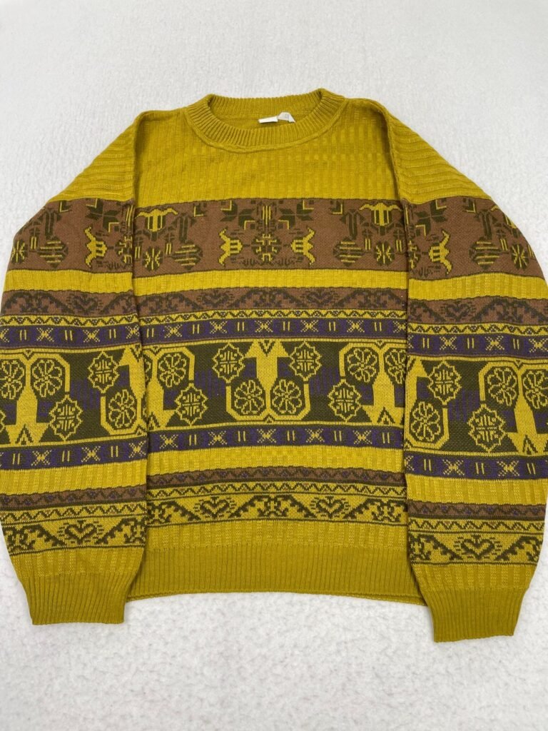 Jersey Crazy Fountains Mustard XL