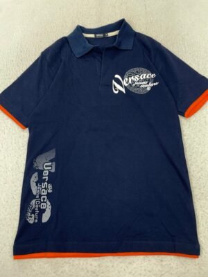 Polo Versace Navy & Orange S