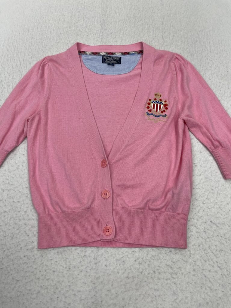 Jersey Cardigan Polo Jeans Pink M