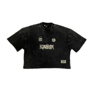Camiseta Kashmir Wheel Black Washed