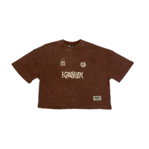 Camiseta Kashmir Wheel Brown Washed