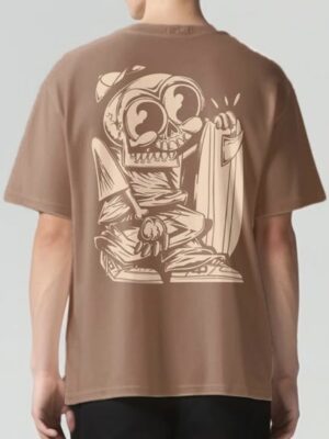 Camiseta Monky Toon Marrón