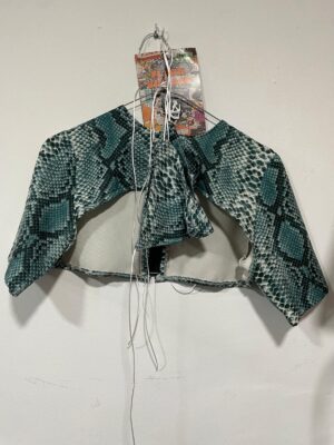 Bikini Serpiente Turquesa Mosca