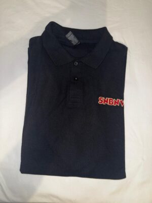 Polo SNBNV Negro Bordado