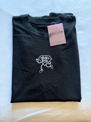 Camiseta SNBNV Diamantin Bord. Negro