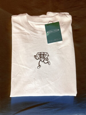 Camiseta SNBNV Diamantin Bord. Blanco