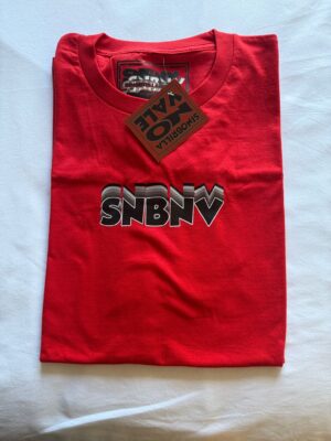 Camiseta SNBNV 3D Logo Roja